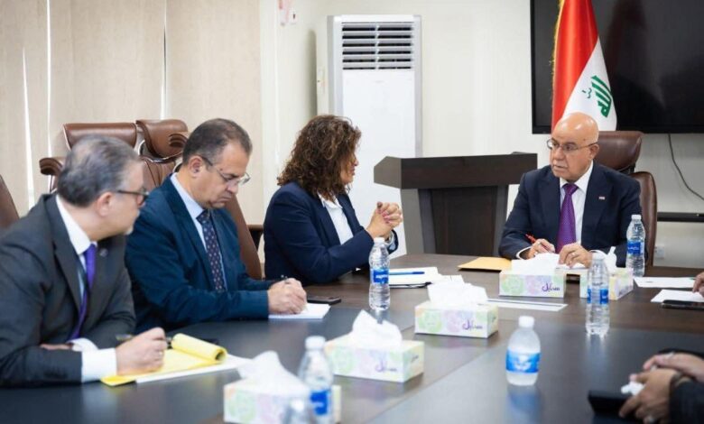 الحسناوي يبحث مع منظمة الصحة العالمية تطوير الخدمات الطبية