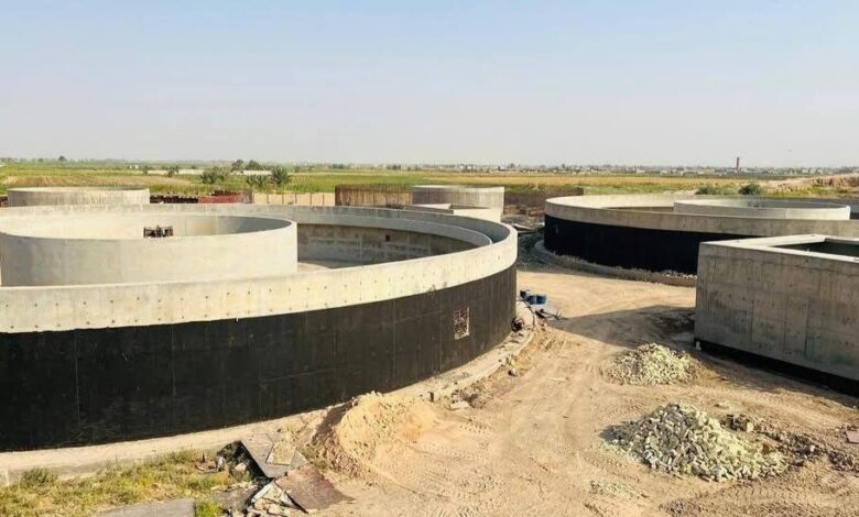 مشروع ماء خان بني سعد يحقق 57% إنجاز لخدمة 300 ألف مواطن في ديالى
