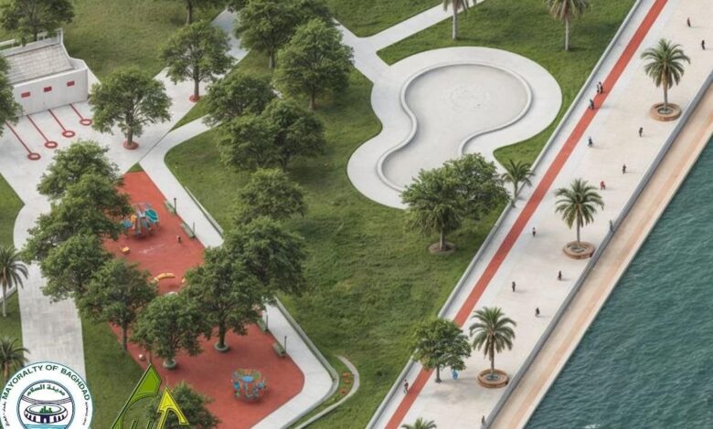 أمين بغداد يبدأ تطوير المقطع الثالث من كورنيش أبو نؤاس بمساحة 40 دونماً