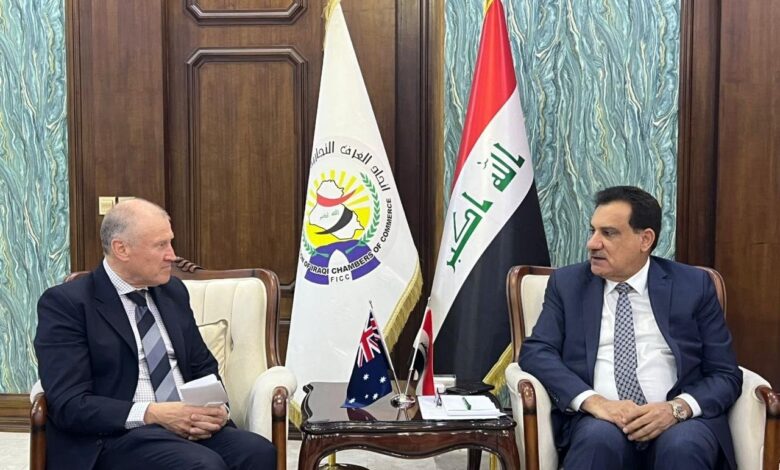 العراق وأستراليا يبحثان التعاون التجاري ودعم انضمام بغداد لمنظمة التجارة العالمية