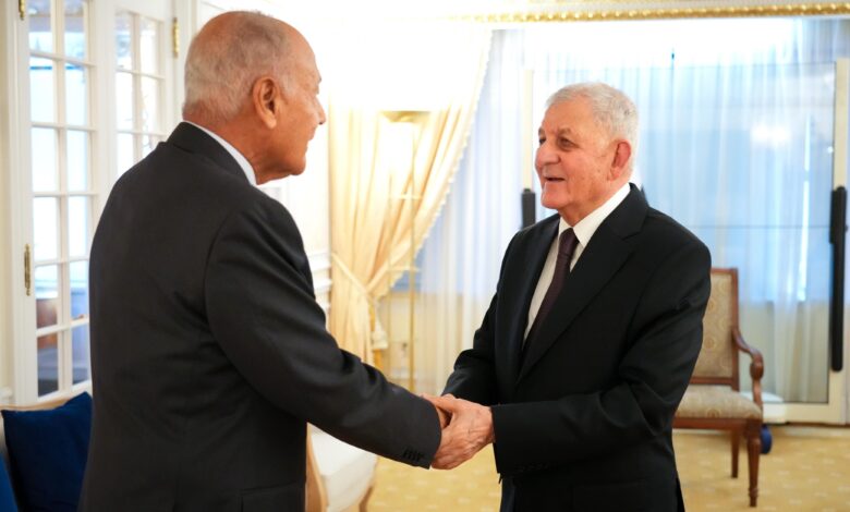 رئيس الجمهورية العراقية يدعو لتوحيد المواقف العربية لمواجهة الأزمات الإقليمية