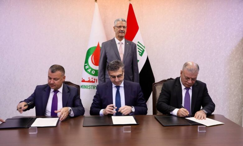 وزارة النفط توقع عقد تطوير حقول كركوك مع BP البريطانية بإنتاج 328 ألف برميل يومياً