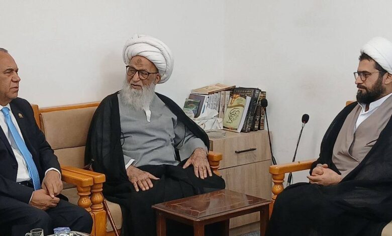 سماحة المرجع النجفي يلتقي السفير الفنزويلي ويؤكد ضرورة تعزيز التعاون الثنائي