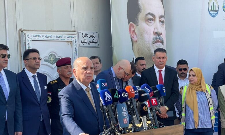 وزير الخارجية يضع حجر الأساس لتطوير الحي الدبلوماسي في بغداد الجمعة