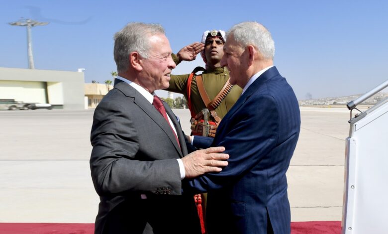 الملك عبد الله الثاني يستقبل الرئيس العراقي في زيارة رسمية للأردن