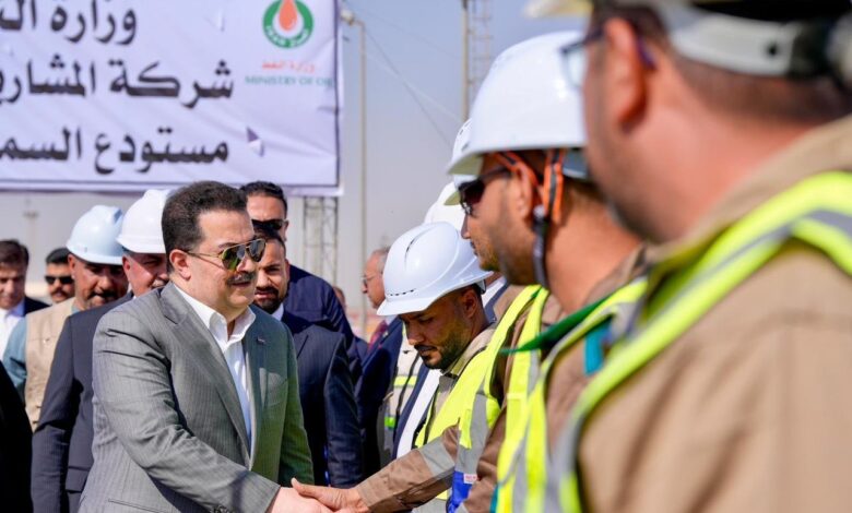 رئيس الوزراء يفتتح مستودع السماوة للمشتقات النفطية بسعة 75 ألف متر مكعب