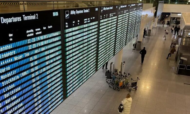 السلطات الألمانية تُعلق رحلات مطار ميونيخ للمرة الثانية بسبب طائرة مسيّرة