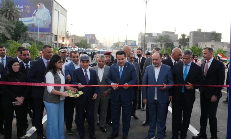 رئيس الوزراء يفتتح مجسرات الطلائع-البيجية وتقاطع الشيخ معروف في بغداد