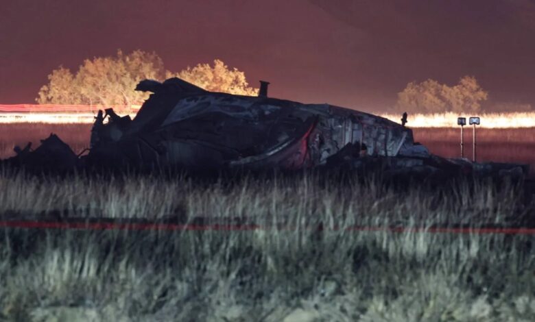 حادث مأساوي: 20 جندياً تركياً يلقون حتفهم في تحطم طائرة سي-130 العسكرية بجورجيا