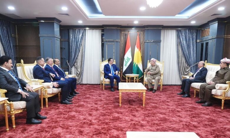 السوداني وبارزاني يناقشان مستقبل العراق السياسي بعد نجاح الانتخابات