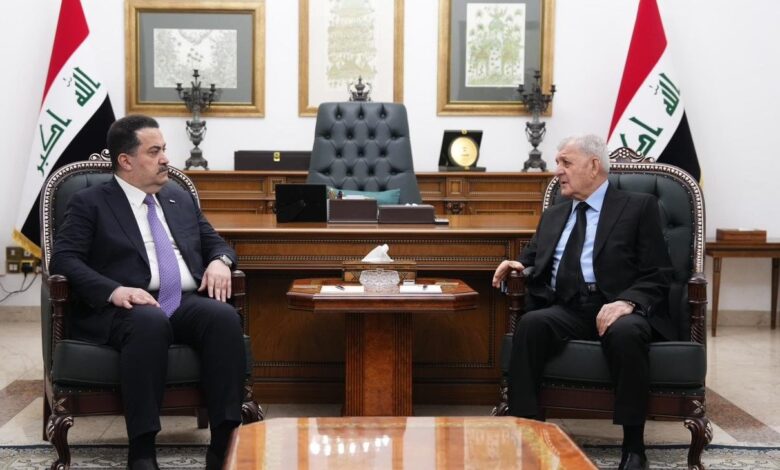 اجتماع رسمي بين السوداني ورشيد لمتابعة تشكيل الحكومة العراقية الجديدة في إطار الدستور