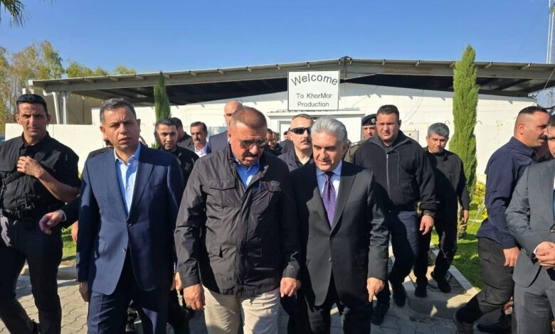 وزير الداخلية يقود تحقيقات ميدانية في هجمات حقل كورمور النفطي بالسليمانية