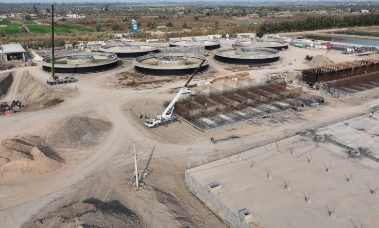 مشروع ماء بابل: إنجاز 82% من أعمال المسيب-الإسكندرية-جرف النصر