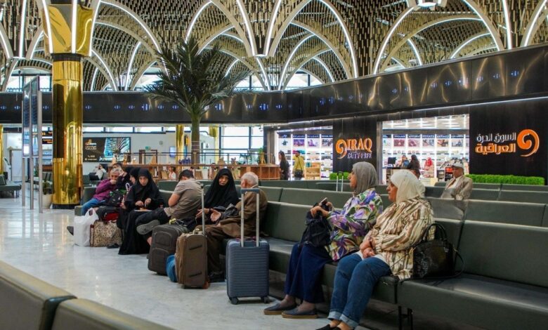 استمرار تعليق الرحلات في ثلاثة مطارات عراقية حتى ظهر اليوم مع استثناء مطار البصرة