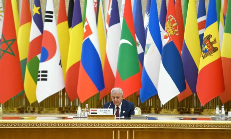 رشيد من تركمانستان: العراق استعاد دوره المحوري إقليمياً ودولياً بعد سنوات العزلة