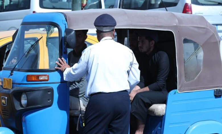 مديرية المرور تطبق القانون وتحجز الدراجات النارية والتكاتك غير المسجلة في العراق