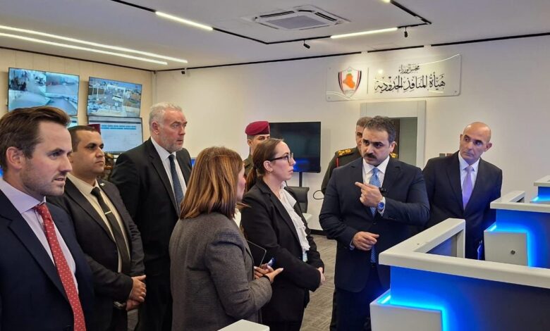 رئيس هيئة المنافذ العراقية يستعرض التحول الرقمي مع وفد السفارة البريطانية