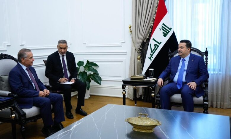 السوداني والسفير اليوناني يبحثان تعزيز التعاون الثنائي وتفعيل اللجنة العراقية اليونانية