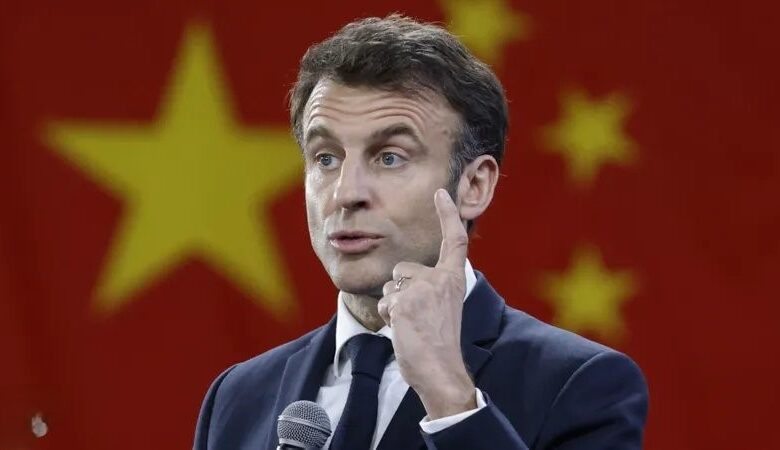 ماكرون يدعو للتعاون التجاري مع الصين ويحذر من فرض تعرفات أوروبية جديدة
