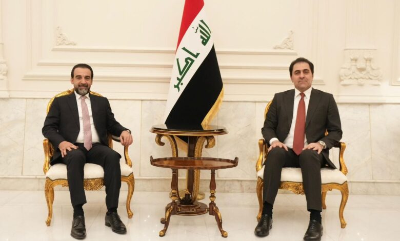 المندلاوي والحلبوسي يتفقان على إنجاح الجلسة النيابية الأولى في 29 ديسمبر