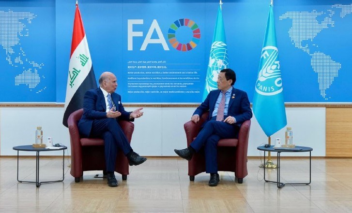العراق يعزز شراكته مع منظمة فاو لتحقيق الأمن الغذائي والتنمية الزراعية