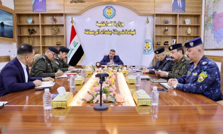 وزير الداخلية العراقي يبحث استعدادات ذكرى استشهاد الإمام الكاظم مع قادة الشرطة
