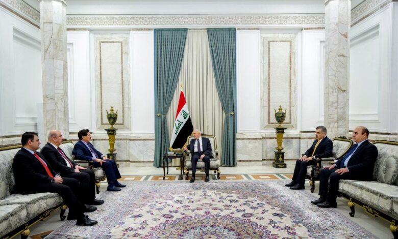 رئيس الجمهورية العراقية يدعو لتسريع تشكيل الحكومة الجديدة عبر المشاورات السياسية