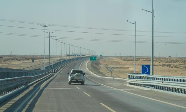 السوداني يدشن المقطع الاستراتيجي الأول من طريق التنمية الرابط بين الفاو والطريق الدولي