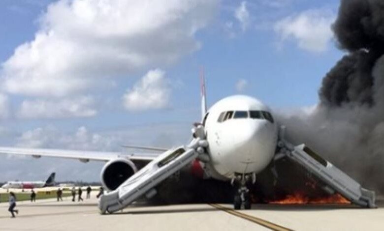 حريق مفاجئ في مطار ساو باولو يجبر ركاب طائرة لاتام على الإخلاء الفوري