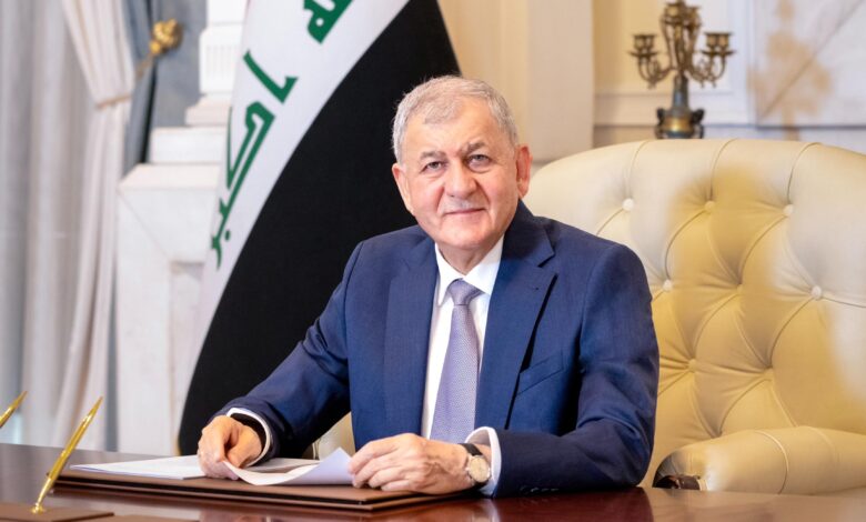 رئيس العراق يشيد بإنجاز المنتخب الوطني في كأس العرب 2025