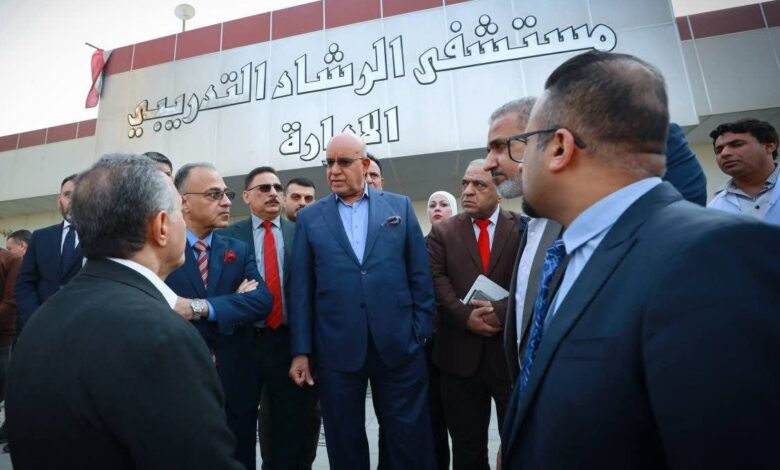 الحسناوي يشيد بالشراكة المجتمعية في تطوير مستشفى الرشاد ويدعو لتحسين الخدمات الصحية