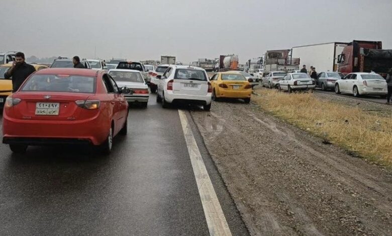 إعادة فتح جسر داقوق: الدفاع المدني يستأنف حركة المرور على طريق بغداد-كركوك