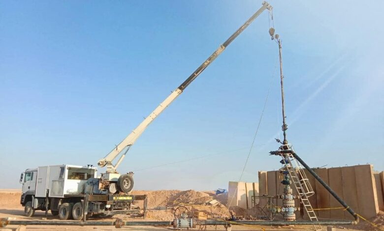 الأنبار تشغل بئرين من أصل ستة في حقل عكاس الغازي