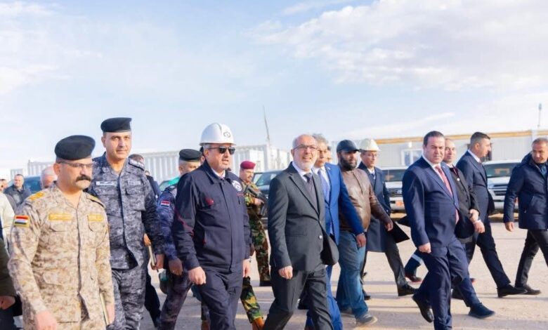 وزارة النفط تبدأ عمليات الحفر في حقل عكاس لإنتاج 100 مقمق غاز سنوياً