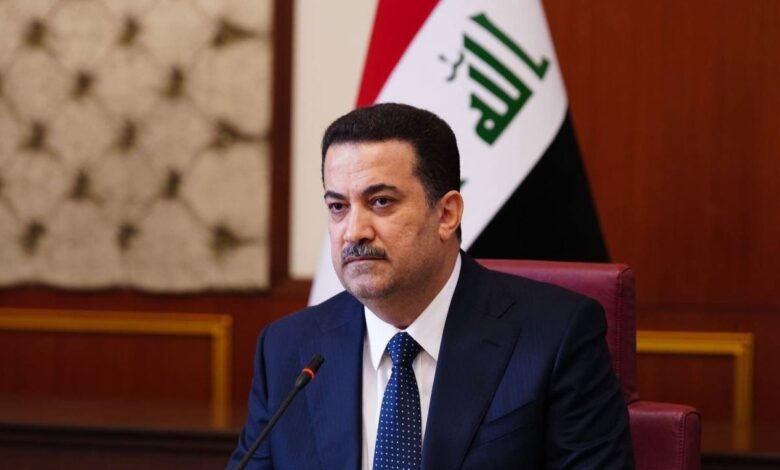 رئيس الوزراء العراقي السوداني يعزي المرجع السيستاني بوفاة أخيه هادي