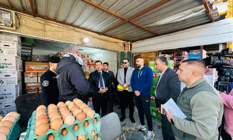 وزارة التجارة تشن حملة واسعة لمراقبة أسعار المواد الغذائية استعداداً لرمضان