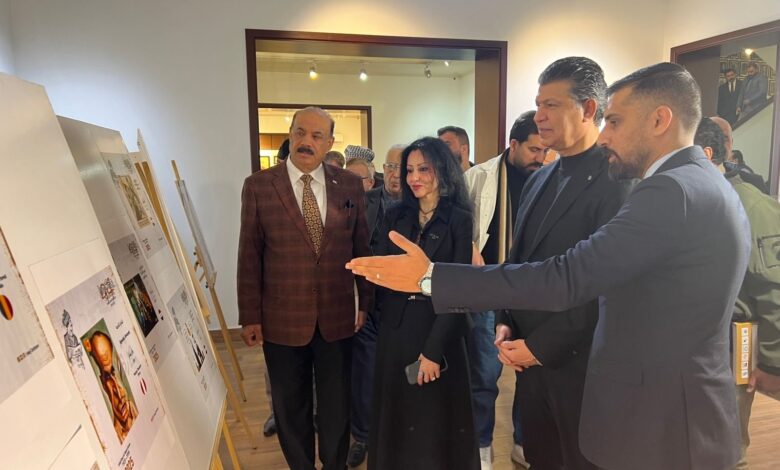 معرض الكاريكاتير العراقي يسلط الضوء على التصحر والبيئة في بغداد السبت