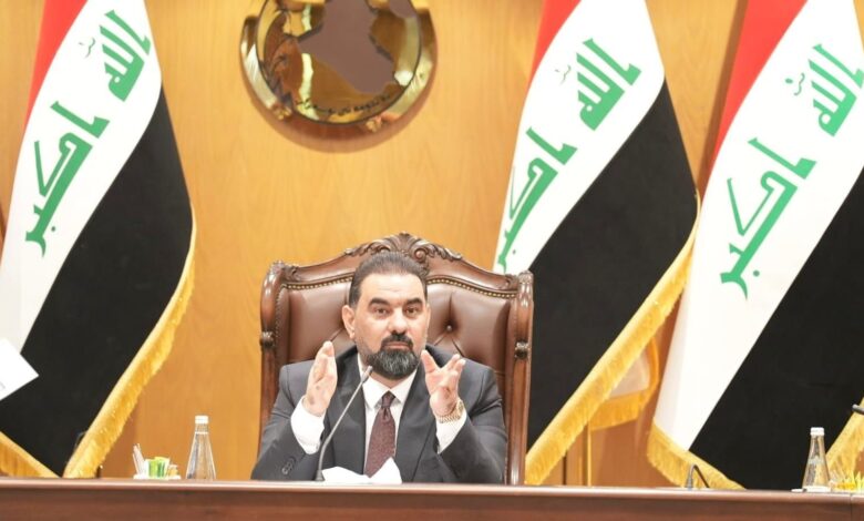 الحلبوسي يعلن استضافة مسؤولين حكوميين الأسبوع المقبل ويحدد مواعيد الجلسات