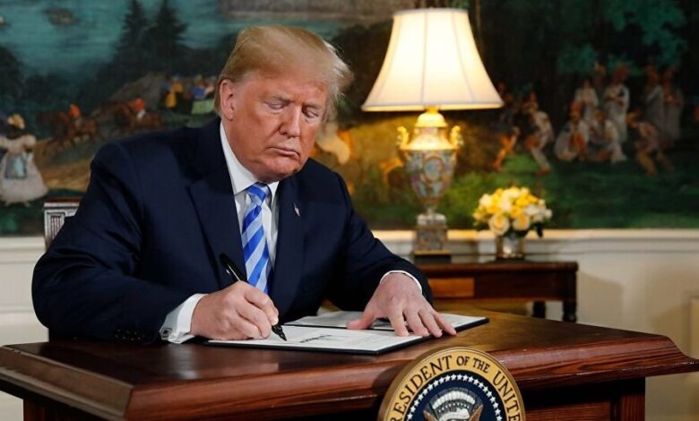 ترامب يأمر بانسحاب أمريكا من 66 منظمة دولية ويوقف التمويل الأمريكي لها