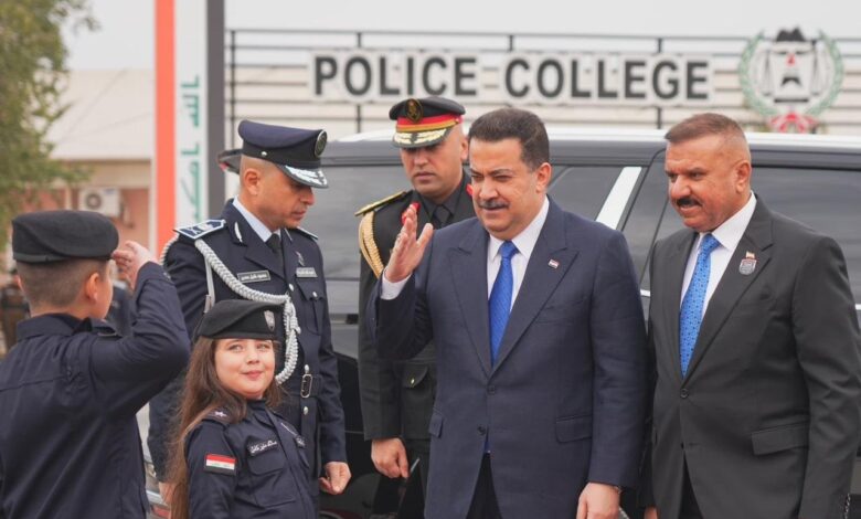 السوداني يؤكد دعم الحكومة الكامل للشرطة العراقية في ذكرى تأسيسها الـ104