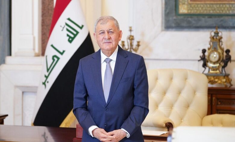 رئيس الجمهورية يشيد بتضحيات الشرطة العراقية في ذكرى تأسيسها الـ104