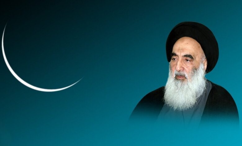 السيستاني يعلن بدء شهر رمضان المبارك غداً الخميس