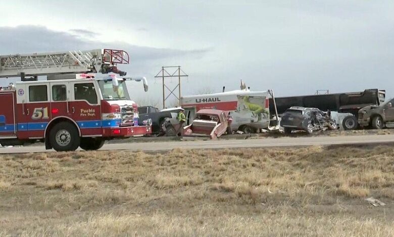 حادث تصادم جماعي مروع في كولورادو يودي بحياة 4 أشخاص ويصيب 29 آخرين