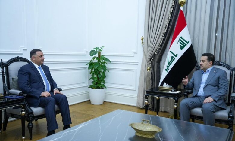 السوداني يلتقي محافظ صلاح الدين الجديد ويؤكد أولوية تنفيذ المشاريع التنموية