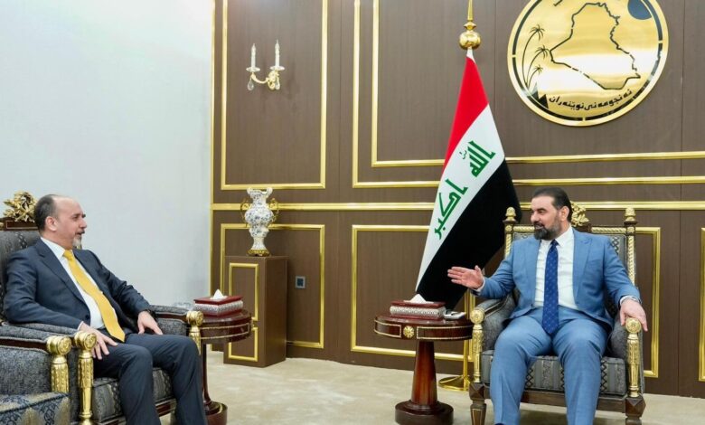 الحلبوسي وأمين بغداد يناقشان خطط تطوير الخدمات العامة في العاصمة