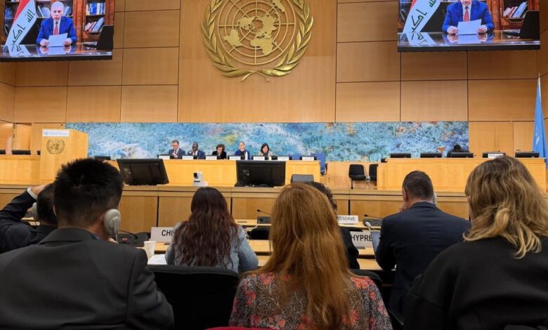 العراق يؤكد التزامه بحقوق الإنسان أمام مجلس الأمم المتحدة في جنيف