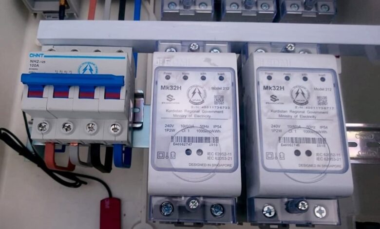 وزارة الكهرباء تلزم جميع المستهلكين بتركيب العدادات وترفع الجباية إلى 44%