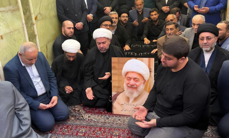 تشييع الشيخ المامقاني في العتبة العباسية بحضور آلاف المؤمنين