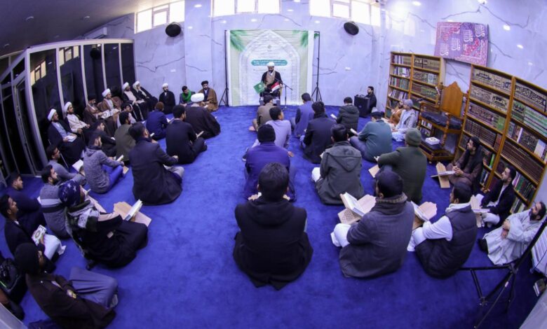 محفل قرآني مبارك في النجف الأشرف احتفاءً بذكرى ولادة الإمام المهدي عجل الله فرجه