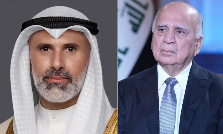 وزيرا خارجية العراق والكويت يتفقان على تعزيز العلاقات الثنائية والتعاون المشترك